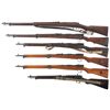 Image 2 : Six Japanese Bolt Action Military Rifles -A) Italian Contract Type I Rifle