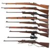 Image 2 : Eight Military-Style Bolt Action Rifles and One Barreled Receiver -A) Carl Gustaf Model 96/38 Rifle