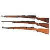 Image 2 : Three Bolt Action Military Rifles -A) Kokura Type 99 Rifle