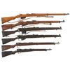 Image 1 : Collector's Lot of Six European Bolt Action Military Rifles -A) Austrian Steyr Model 95 Infantry Rif