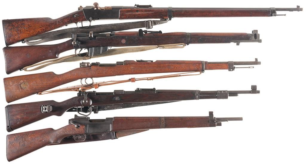 Five Bolt Action European Military Rifles -A) French Model 86/93 Rifle