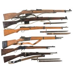 Six Military Long Guns -A) Finnish Mosin Nagant Model 39 Bolt Action Rifle
