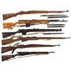 Image 1 : Six Military Long Guns -A) CZ 98/ 29 Persian Contract Bolt Action Rifle with Bayonet
