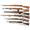 Image 2 : Six Military Long Guns -A) CZ 98/ 29 Persian Contract Bolt Action Rifle with Bayonet