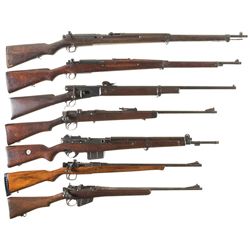 Seven Military Rifles -A) Japanese Kokura Type 99 Series 22 Bolt Action Rifle