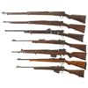 Image 2 : Seven Military Rifles -A) Japanese Kokura Type 99 Series 22 Bolt Action Rifle