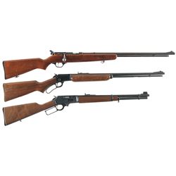 Three Marlin Longarms -A) Marlin Model 81 DL Bolt Action Rifle
