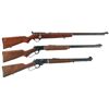 Image 1 : Three Marlin Longarms -A) Marlin Model 81 DL Bolt Action Rifle