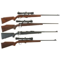 Four Bolt Action Sporting Rifles -A) Mossberg Model 640 KA Chuckster Rifle with Scope