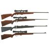 Image 1 : Four Bolt Action Sporting Rifles -A) Mossberg Model 640 KA Chuckster Rifle with Scope