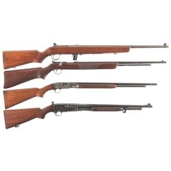 Four American Long Guns -A) Scarce Harrington & Richardson Model 65 Semi-Automatic Rifle
