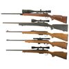Image 2 : Five Bolt Action Sporting Rifles -A) Custom Engraved Mauser Sporting Rifle with Scope