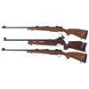 Image 2 : Three European Bolt Action Rifles -A) CZ 550 Magnum Rifle with Box