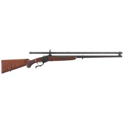 Engraved Lyman Commemorative Ruger No. 1 Falling Block Rifle with Scope