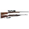 Image 1 : Two Bolt Action Rifles -A) Ruger M77 Rifle with Scope