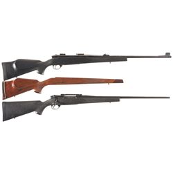 Two Weatherby Mark V Bolt Action Rifles -A) Weatherby Mark V Left Handed Rifle