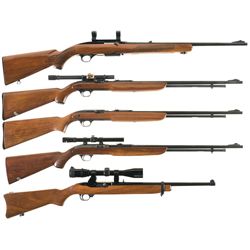 Five Semi-Automatic Long Guns -A) Winchester Model 100 Rifle