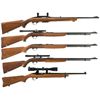 Image 1 : Five Semi-Automatic Long Guns -A) Winchester Model 100 Rifle