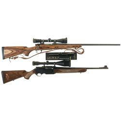 Two Scoped Long Guns -A) Remington Model 700 Bolt Action Rifle