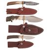 Image 1 : Collector's Lot of Three Randall Knives with Stag Handles
