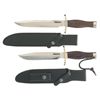 Image 1 : Two Randall Model One All-Purpose Fighting Knives with Special Order Features and Accessories