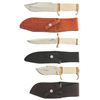 Image 1 : Three Gil Hibben Knives with Ivory Grips