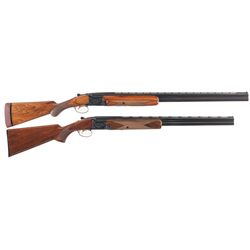 Collector's Lot of Two Belgian Browning Superposed Shotguns -A) Browning Superposed Trap Shotgun