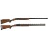 Image 1 : Two Trap Shotguns -A) Early Ithaca Imported SKB Century Trap Type I Single Barrel Shotgun