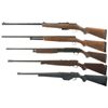 Image 2 : Five Shotguns -A) Marlin Model 55 Bolt Action Goose Gun