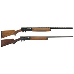 Two Browning Auto 5 Semi-Automatic Shotguns -A) Browning Auto 5 Magnum Shotgun