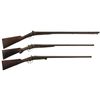 Image 1 : Three Double Barrel Shotguns -A) Field Ibbotson & Co. Percussion Shotgun