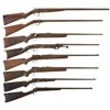 Image 1 : Six Rifles One Shotgun and One BB Rifle -A) Iver Johnson Single Shot Shotgun