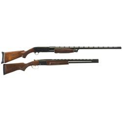 Two Shotguns -A) Ithaca Model 37S Slide Action Shotgun