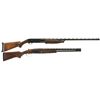 Image 1 : Two Shotguns -A) Ithaca Model 37S Slide Action Shotgun