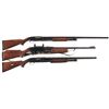 Image 1 : Collector's Lot of Three Slide Action Shotguns -A) Winchester Model 12 Heavy Duck Shotgun with 32 In