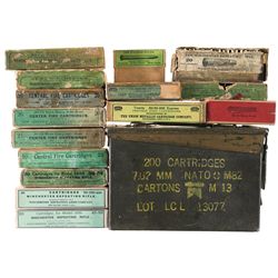 Vintage Ammunition and Boxes