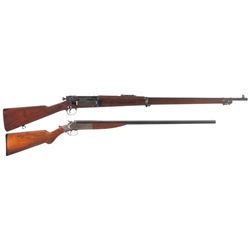Two Longarms -A) U.S. Springfield Model 1898 Krag Bolt Action Rifle