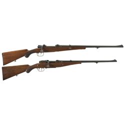 Two German Bolt Action Rifles -A) Custom Stahl & Berger Mauser Rifle