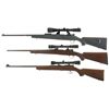 Image 2 : Three Bolt Action Rifles with Scopes -A) Carl Gustaf Model 1938 Short Rifle