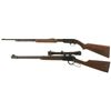 Image 2 : Two Winchester Sporting Rifles -A) Winchester Model 61 Slide Action Rifle