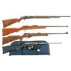 Image 1 : Four Rifles -A) Remington Model 121 Fieldmaster Slide Action Rifle