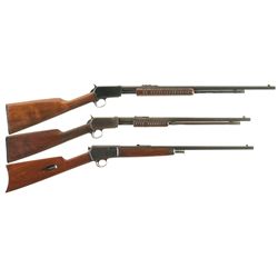 Collector's Lot of Three Winchester Rifles -A) Winchester Model 62A Slide Action Rifle