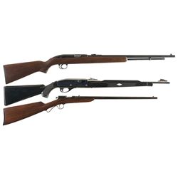 Three Rifles -A) Winchester Model 77 Semi-Automatic Rifle