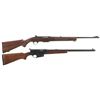 Image 1 : Two Semi-Automatic Sporting Rifles -A) First Year Production Winchester Model 100 Rifle