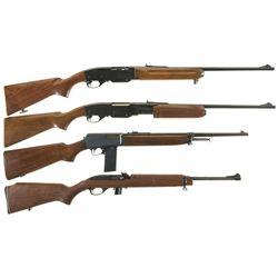 Model 740 Four Sporting Long Guns -A) Remington Model 740 Woodsmaster Semi ...