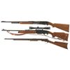Image 2 : Three Sporting Rifles -A) Remington Model 141 Gamemaster Slide Action rifle