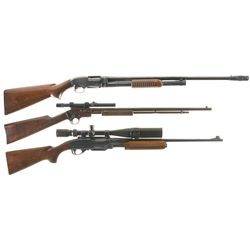 Three Slide Action Long Guns -A) Winchester Model 12 Shotgun