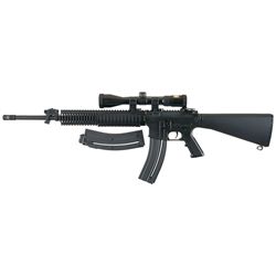 Walther/Colt M16 Semi-Automatic Rifle with Scope and Extra Magazine