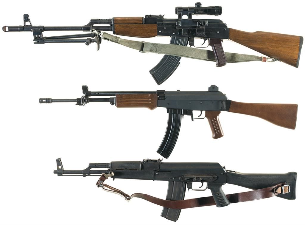 Three AK-Style Semi-Automatic Rifles -A) Pre-Ban Norinco AK-47 Style ...