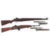 Image 1 : Two U.S. Semi-Automatic Longarms -A) U.S. Harrington & Richardson M1 Garand Rifle with Bayonet, CMP 